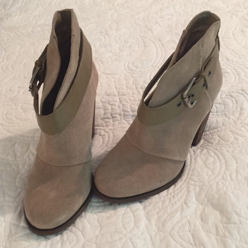 Size 6 booties never worn.
